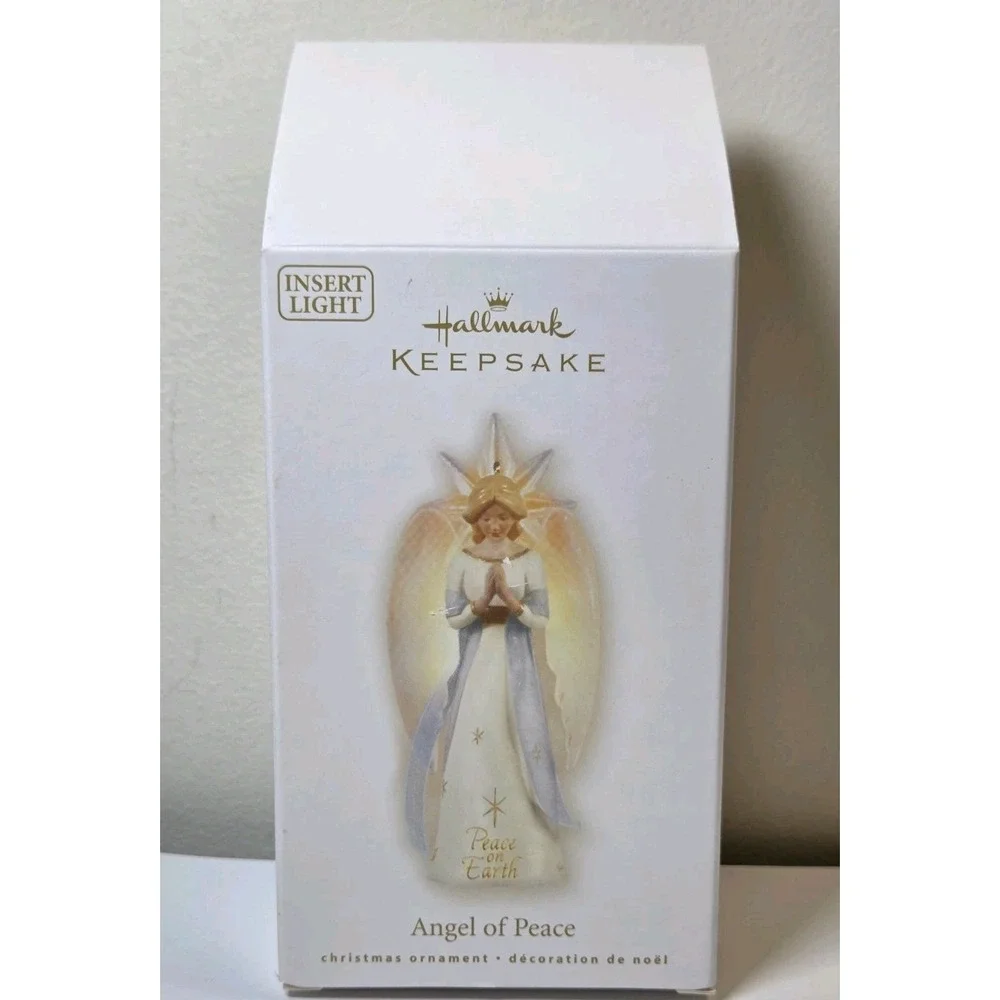 Angel of‎ Peace Hallmark Keepsake Ornament 2009 QXT4222 Insert Light String